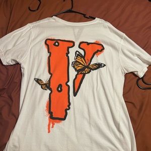 Juice wrld x vlone butterfly t shirt